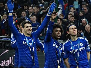 Chelsea 2 Spurs 0 Capital One Cup winners 2015 (16694202952)