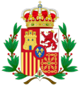 Coat of Arms of Spain (1874-1931) Laurel Variant