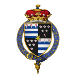 Coat of arms of Sir Thomas Grey, 2nd Marquess of Dorset, KG.png