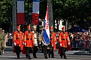 Croatian detachment Bastille Day 2013 Paris t105017