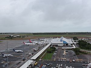 Darwin Airport Apron and Civil Terminal in March 2012