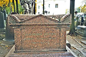 Euler Grave at Alexander Nevsky Monastry