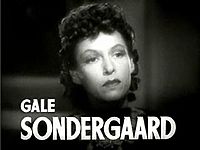 Gale Sondergaard in Dramatic School trailer