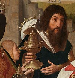 Geertgen tot St. Jans - De aanbidding van de koningen - Rijksmuseum SK-A-2150 (Caspar).jpg