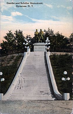 Goethe-Schiller Syracuse Postcard 1913