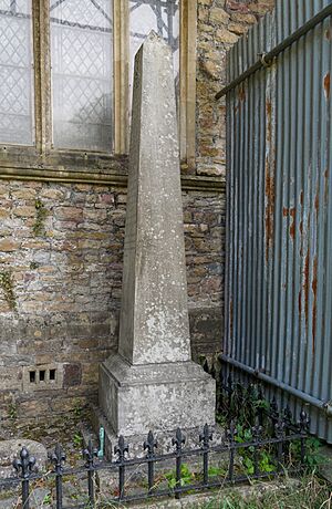Grave and monument to Amelia Edwards - St Mary's, Henbury - DSC 0491