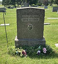 Grave of Bessie Coleman (1892–1926) at Lincoln Cemetery, Blue Island, IL 1