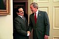 Hamad bin Issa Al Khalifa et Bush