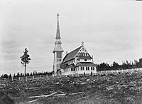 Harads Church (Edefors Old Church), Norrbotten, Sweden