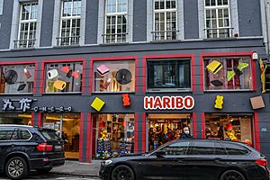 Haribo Weksverkauf in Bonn - draußen