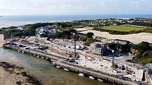 Hayle Harbour from air3 Fossick