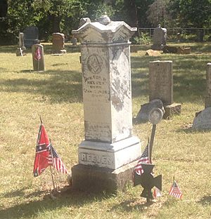 Headstone of George R Reeves, Georgetown Cemetery, Pottsboro, Texas