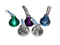 Hershey's KISSES Chocolate Flavors Written on Paper Plume