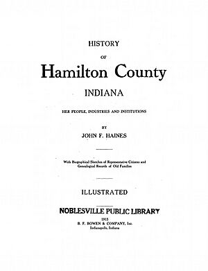 History of Hamilton County, Indiana - DPLA - 7edea355885fc080b02e7b257afa09ad (page 1)