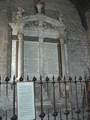 Holy Trinity Church, Newton St Loe, tomb of Joseph Langton