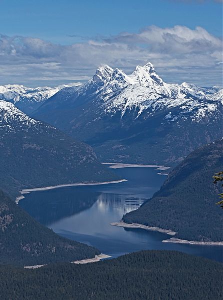 Hozomeen Mountain and Ross Lake