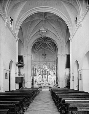 Interior Iglesia San Jose (San Juan Puerto Rico)
