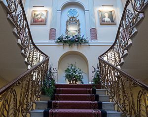 Interior Staircase of Brocket Hall, Hatfield, Hertfordshire-geograph-5195381-by-Christine-Matthews