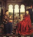 Jan van Eyck The Virgin of Chancellor Rolin
