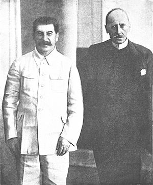 Joseph Stalin and Romain Rolland 1935
