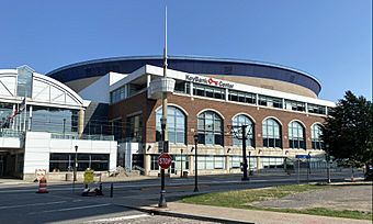 KeyBank Center side view from Main Street at Prime Street, Buffalo, New York - 20210725.jpg