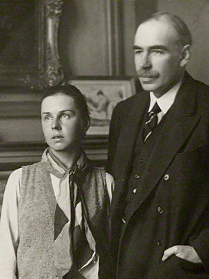 Lopokova and Keynes 1920s (cropped)