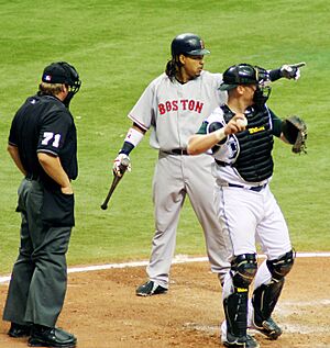 Manny asking Umpire2