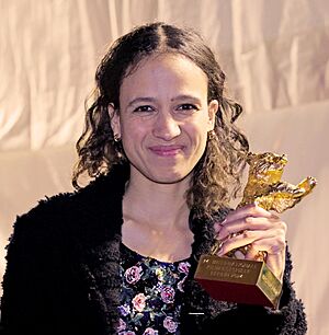 Mati Diop with Golden Bear of Berlinale 2024-2.jpg