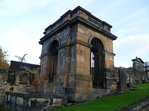 Mausoleum of Sir William Fettes, Canongate Kirkyard Edinburgh