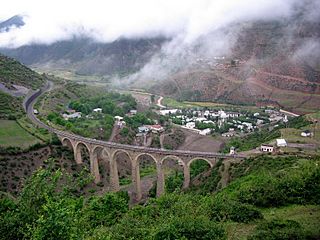 Do Ab Rail way bridge, One of famous bridges of Mazanderan.