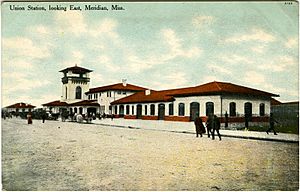 Meridian Union Station Postcard