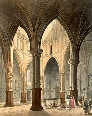 Microcosm of London Plate 084 - Temple Church edited