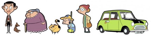 Mr Bean animated characters