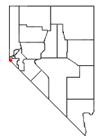 Location of Zephyr Cove–Round Hill Village, Nevada