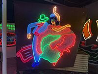 Neon sign from La Fonda Mexican restaurant (Glendale, California)