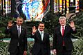 Obama, Peña y Harper. IX Cumbre de Líderes de América del Norte