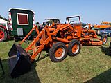 Orange Allis-Chalmers greader with Tractoloader pic2