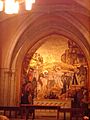 Painting of Jesus' burial at Washington National Cathedral