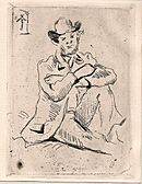 Paul Cézanne - Portrait de G - original-etching