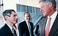 President Clinton meets with Dr. Anthony Fauci (14358494424)