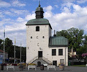 The 15th-century Vadstena Town Hall is the oldest in Sweden