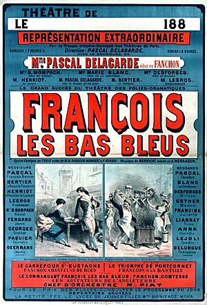 Représentation extraordinaire par François le bas bleus