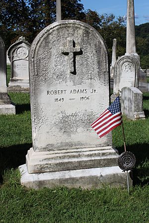 Robert Adams Jr. Gravestone
