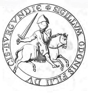 Sceau de Eudes III Duc de Bourgogne.png