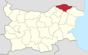 Location of  in Bulgaria