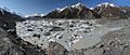 Tasman Lake - panoramic view from near its outlet