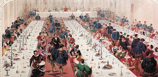 The Banquet. Eglinton Tournament.