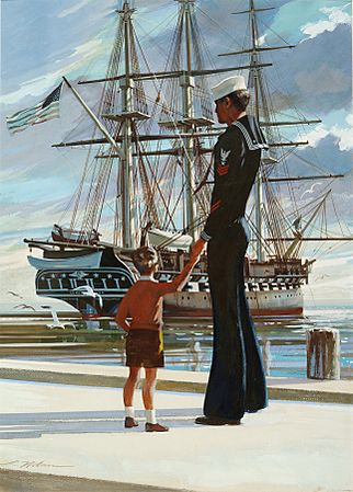 US-Navy-Recruiting-Poster Heritage Lou-Nolan 1959 NHHC-83-076-A