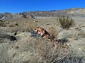 Visible remains of Owens Lake Silver-Lead Furnace