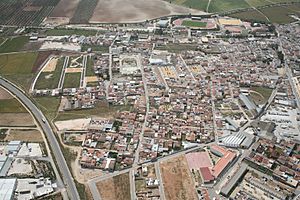 Vista aérea de Herrera (Sevilla)
